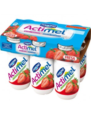 DANONE ACTIMEL  FRESA.PACK-6 UD