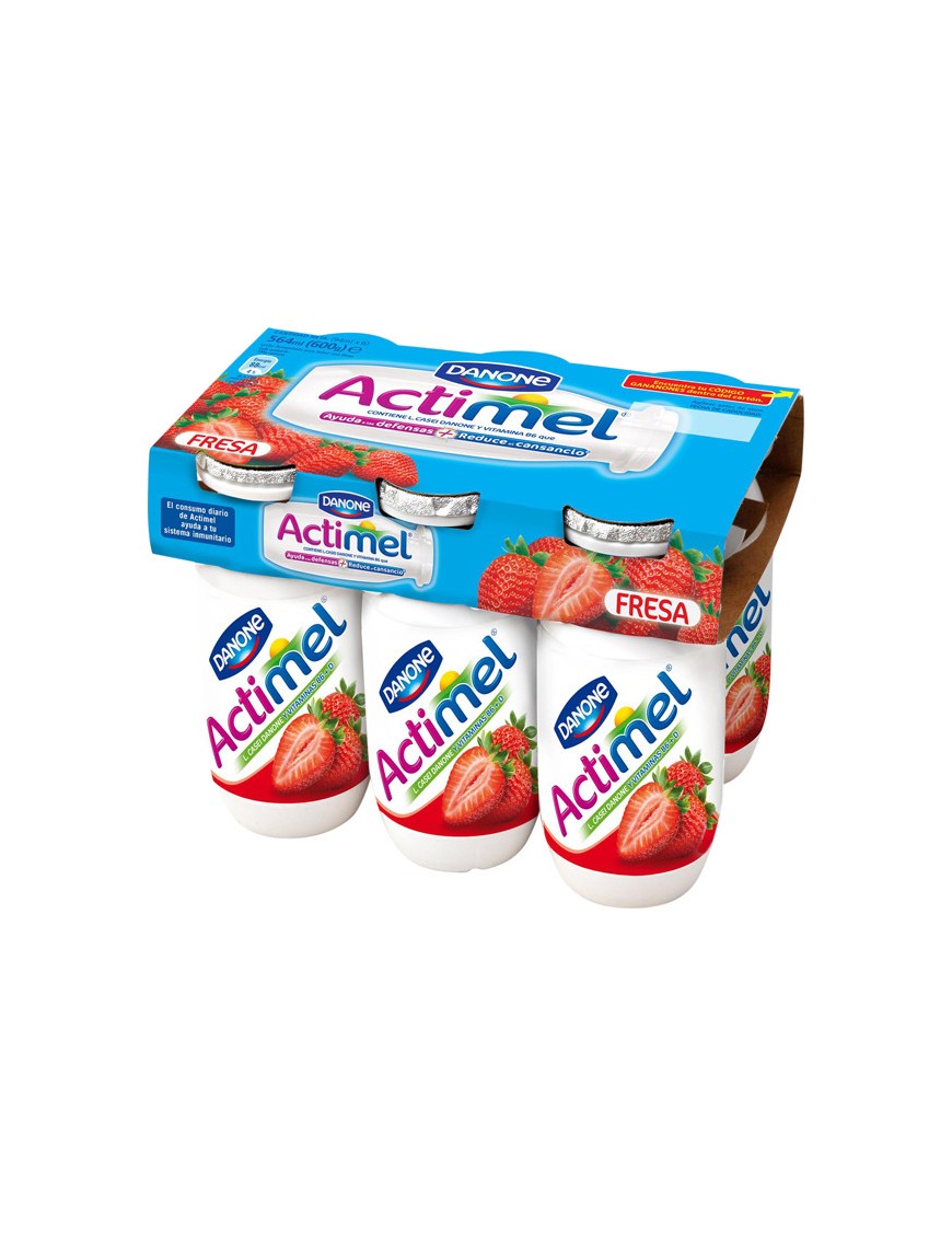 DANONE ACTIMEL  FRESA.PACK-6 UD