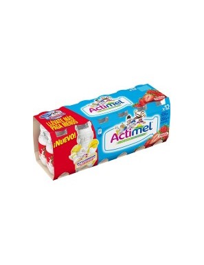 DANONE ACTIMEL LIQUIDO FRESA P/12.UD.