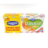 DANONE DANACOL FRESA PACK-12UD 1200GR