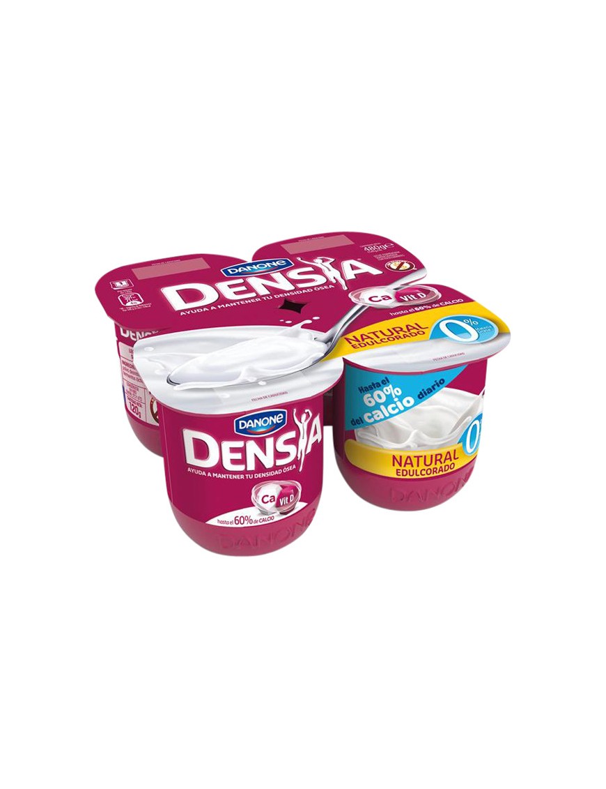 DANONE DENSIA NATURAL EDULCORADO 0% PACK/4UD