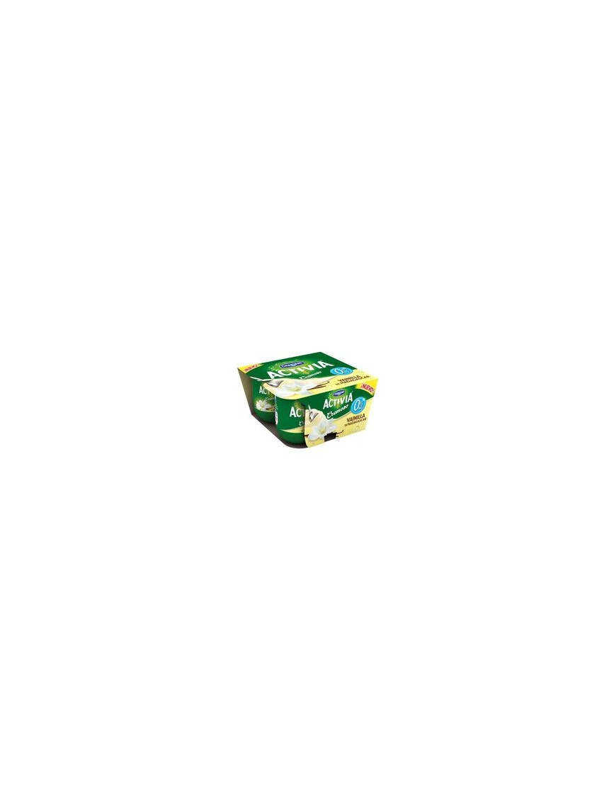 DANONE ACTIVIA 0% CREMOSO VAINILLA MADAG. PACK-4UD