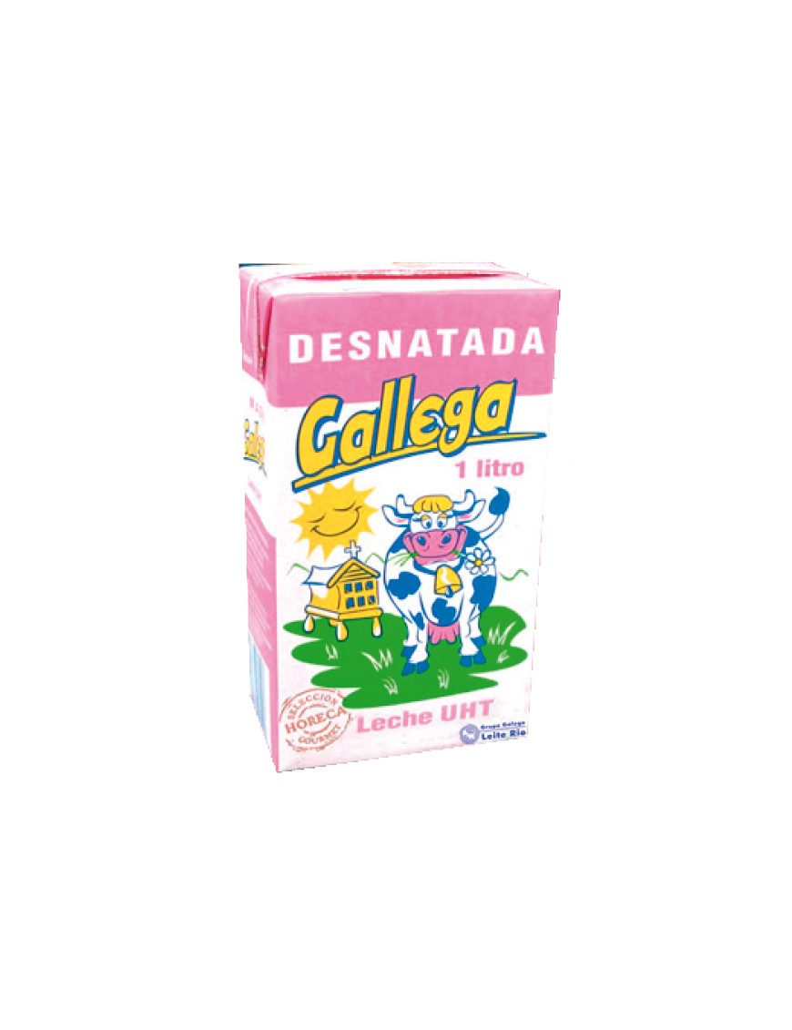 LECHE GALLEGA CLASICA DESNATADA BRICK-1.L.