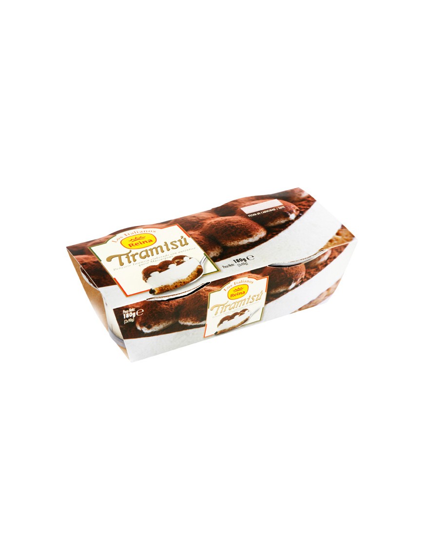 POSTRES REINA TIRAMISU 90GR PACK-2 UD