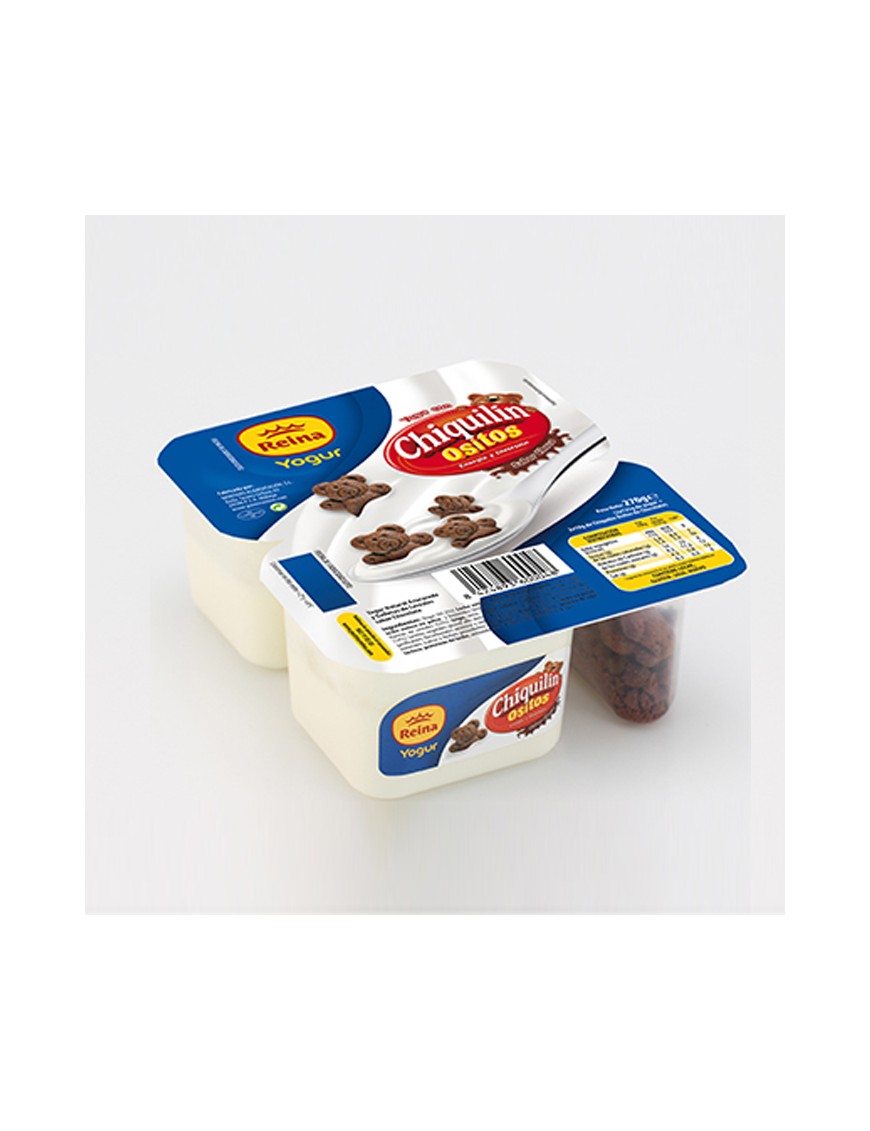 POSTRES REINA COMBI YOGUR CON CHIQUILIN PACK-2 UD