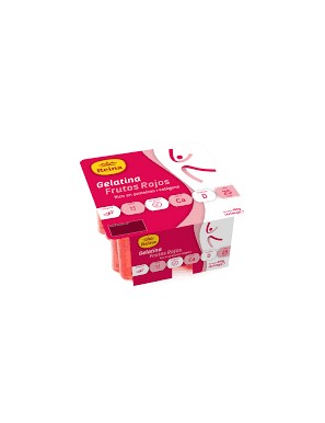 POSTRES REINA GELATINA FRUTOS ROJOS PACK-4 UD