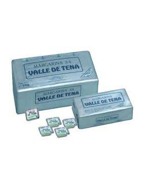 MARGARINA PORCIÓN LACT.VALLE TENA 10GR.CAJA/240.UD