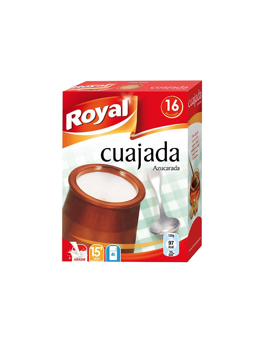 CUAJADA ROYAL16 RACIONES EST/4 SOBRES 48GR.