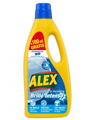 CERA ALEX SUELOS INCOLORA BRILLO INTENSO B/750 ML