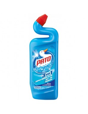 LIMPIADOR WC PATO LIQUIDO OCEANO AZUL B/750ML