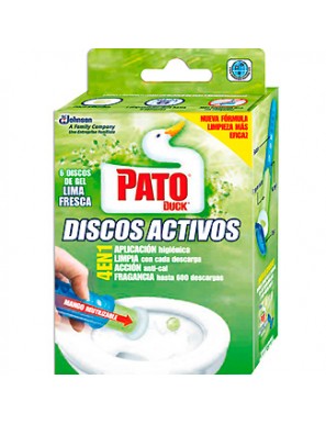 LIMPIADOR WC PATO DISCOS LIMA APARATO+6 DISCOS