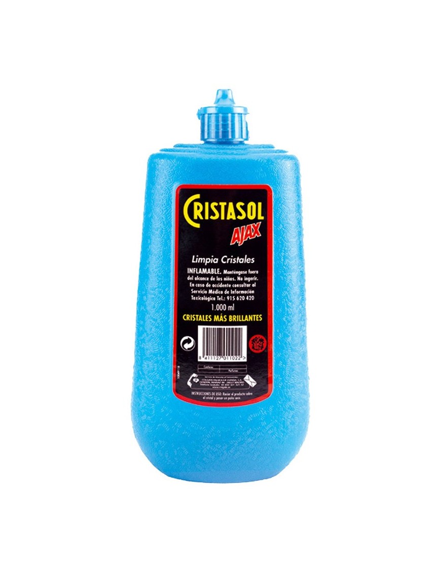 LIMPIACRISTAL CRISTASOL AZUL BOTELLA 500ML