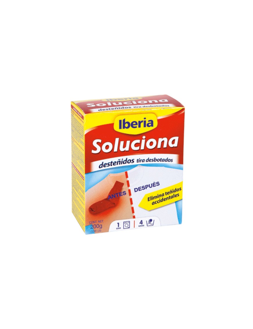 TOALLITAS SOLUCIONA DESTEÑIDOS IBERIA C/200 GR