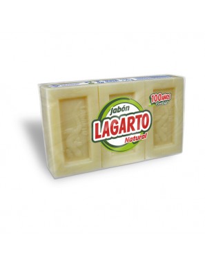 DETERGENTE LAGARTO JABON NATURAL LOTE 3X200 GR