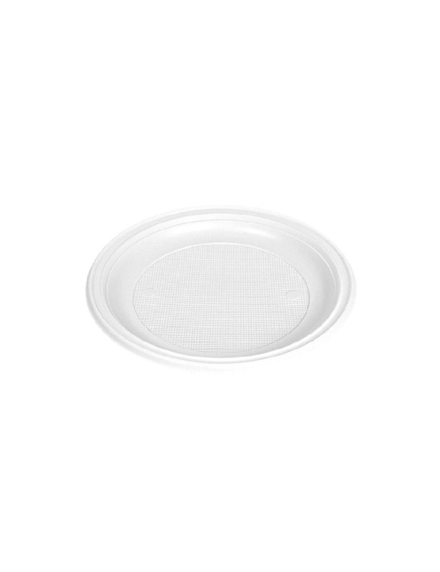 PLATO PLAST.POSTRE 17 CM RF/1000R MAXI B/15 UD