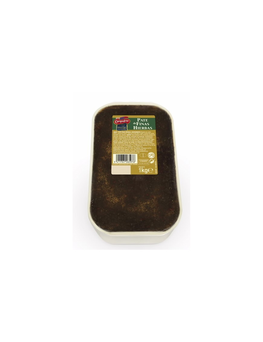 PATE CAMPOFRIO F/HIERBAS C/37476  TARRINA 1 KG