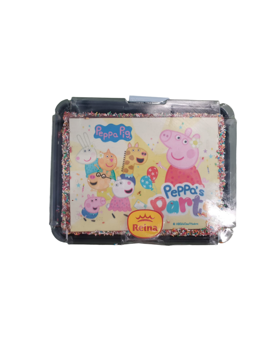 TARTA REINA INFANTIL PEPPA PIG 8 RACIONES