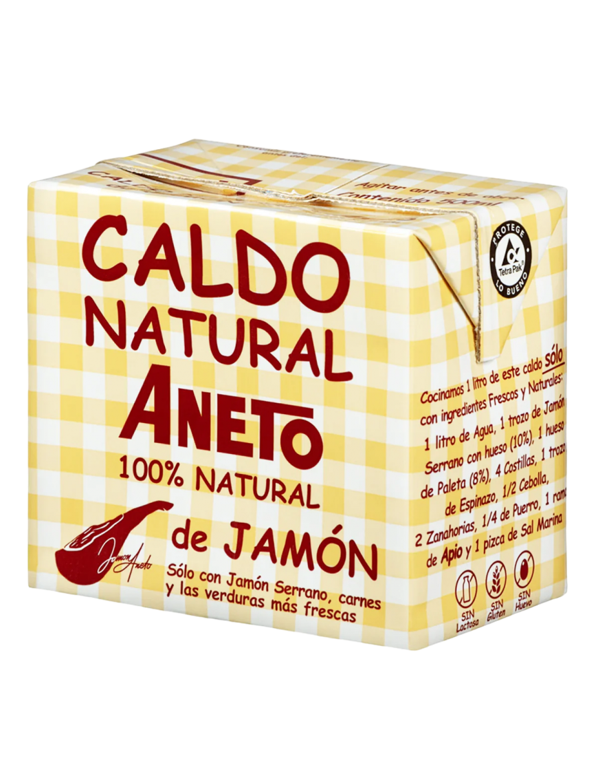 CALDO ANETO 100% NATURAL JAMON B/ 500 ML