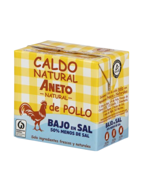 CALDO ANETO 100% NATURAL POLLO BAJO EN SAL B/500ML