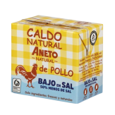 CALDO ANETO 100% NATURAL POLLO BAJO EN SAL B/500ML