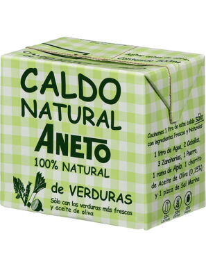 CALDO ANETO 100% NATURAL VERDURAS B/ 500 ML