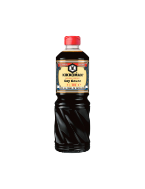 SALSA SOJA KIKKOMAN (SIN GLUTEN) BOTELLA 1 L (OJO)