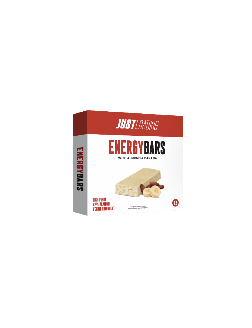 JUST LOAD BARRITA ENERGETICA PLATANO/ALM P/3X25GR