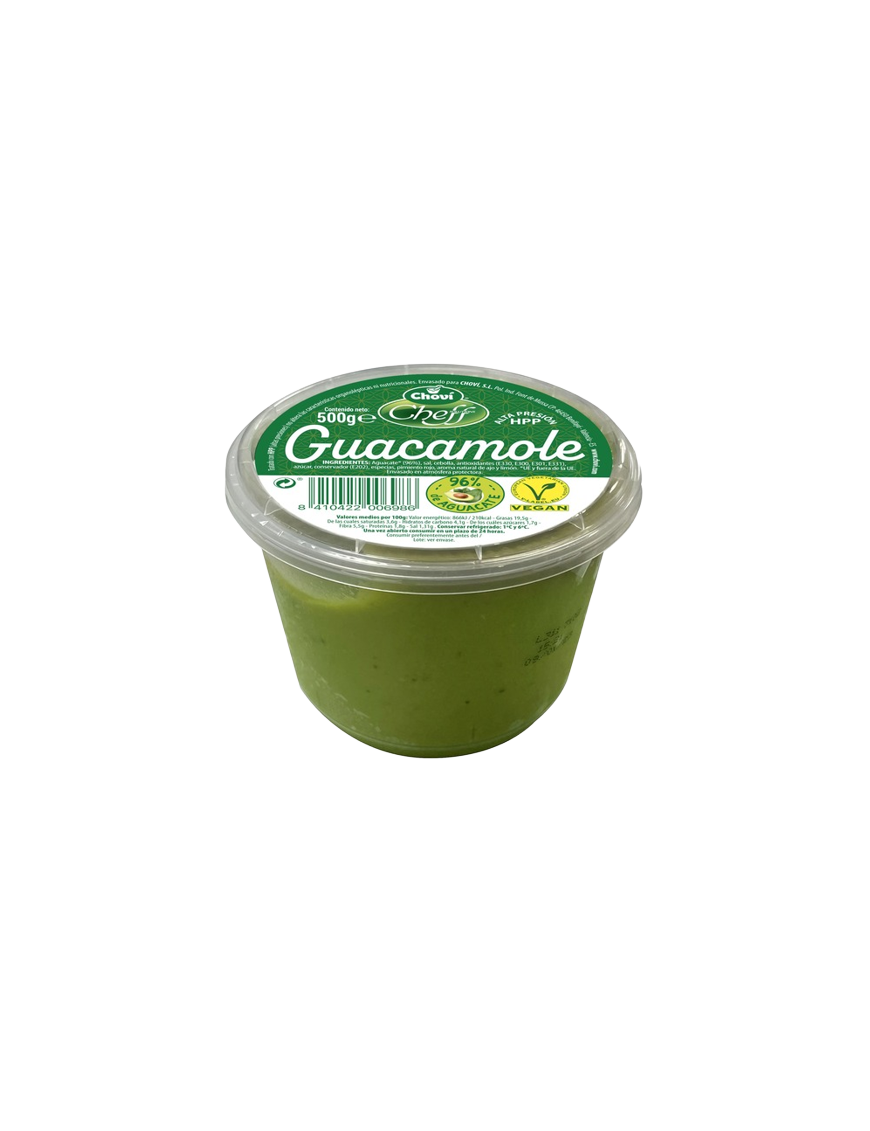 SALSA GUACAMOLE CHOVI  T/500GR