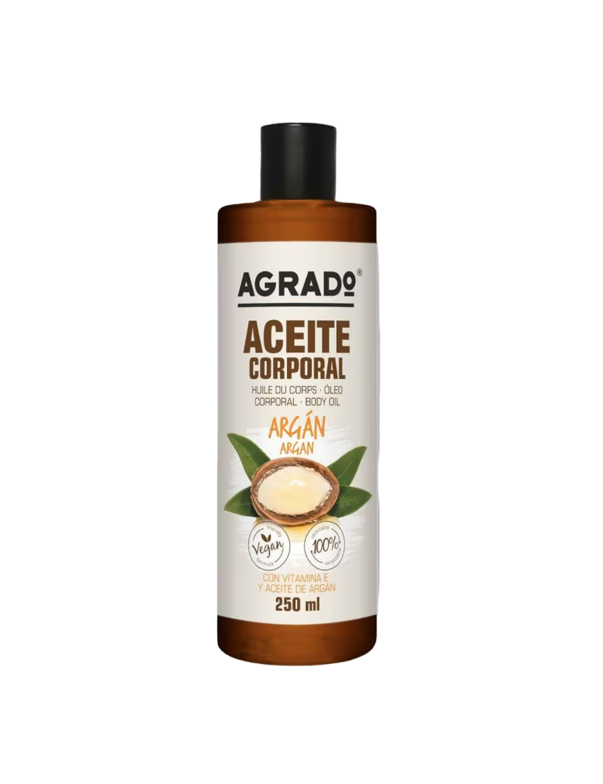 ACEITE CORPORAL AGRADO ARGAN  BOTE 250 ML