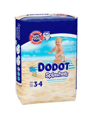 PAÑAL DODOT SPLASHERS T 3/4 (6-11KG) 12 PAÑALES