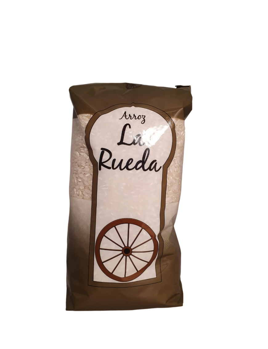 ARROZ LA RUEDA GRANO REDONDO PRIMERA P/1KG