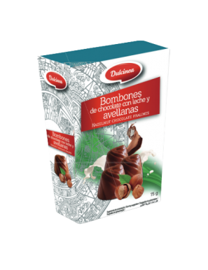 BOMBON DULCINEA C/ LECHE Y AVELLANAS EST/75 GR