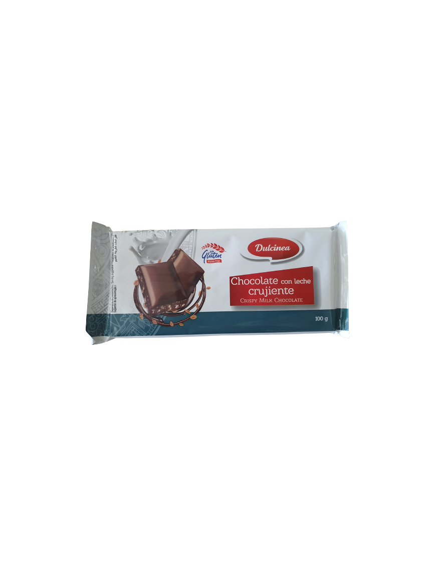 CHOCOLATE DULCINEA C/ LECHE CRUJIENTE T/100 GR