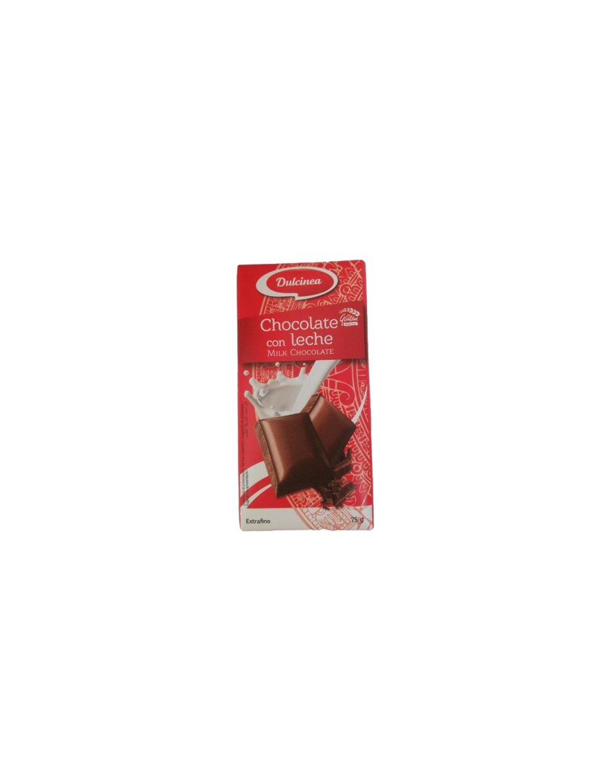 CHOCOLATE DULCINEA C/LECHE EXTRAFINO T/75 GR