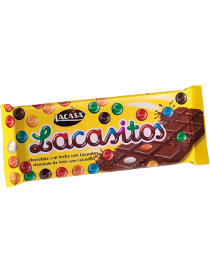 CHOCOLATE LACASITOS CON LECHE TABLETA 100 GR