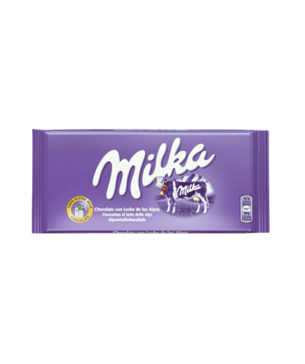 CHOCOLATE MILKA CON LECHE T/100 GR