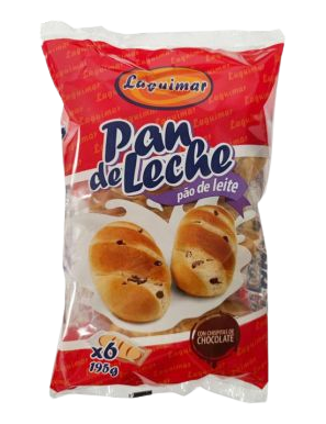 DULCES LAGUIMAR PAN DE LECHE CHISPITAS CHOCO 195GR