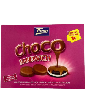 DULCES LAGUIMAR TIRMA CHOCOSANW CHOC LECHE P/120GR