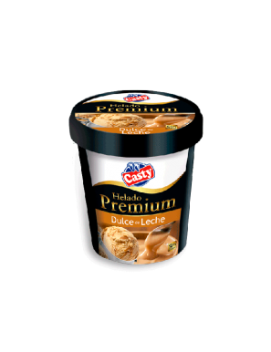 HELADO CASTY PREMIUM DULCE DE LECHE T/500 ML