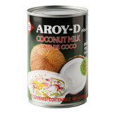 LECHE DE COCO AROY POSTRE (VERDE)  LATA 400 ML