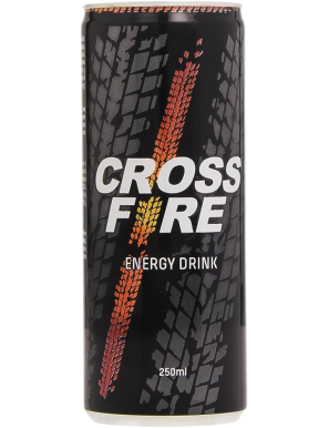 BEBIDA ENERGETICA CROSSFIRE CLASICA LATA 250 ML