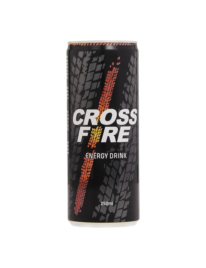 BEBIDA ENERGETICA CROSSFIRE CLASICA LATA 250 ML