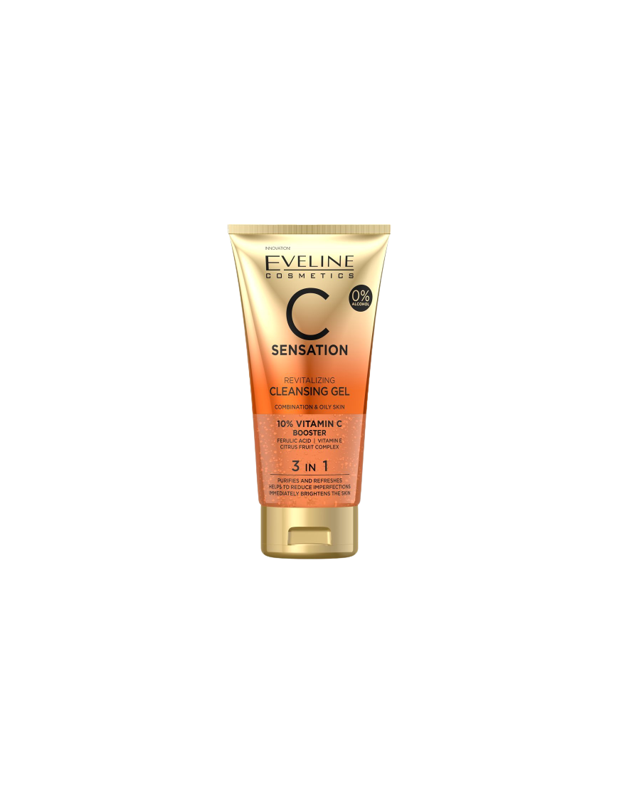 GEL FACIAL EVELINE C SENSATION B/150 ML