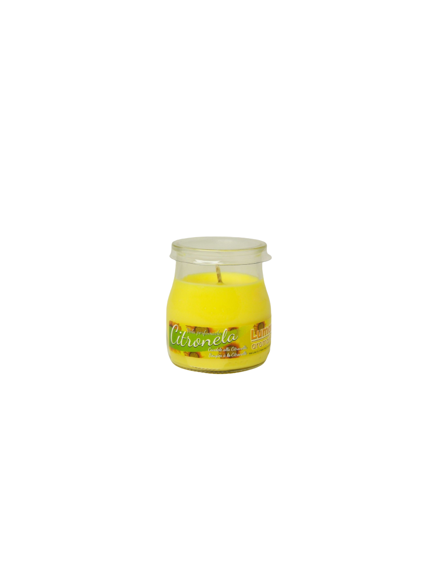 VELA PERFUMADA VASO LUMAR CITRONELLA UD