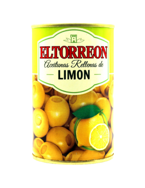 ACEITUNA EL TORREON RELLENA LIMON L/300 GR