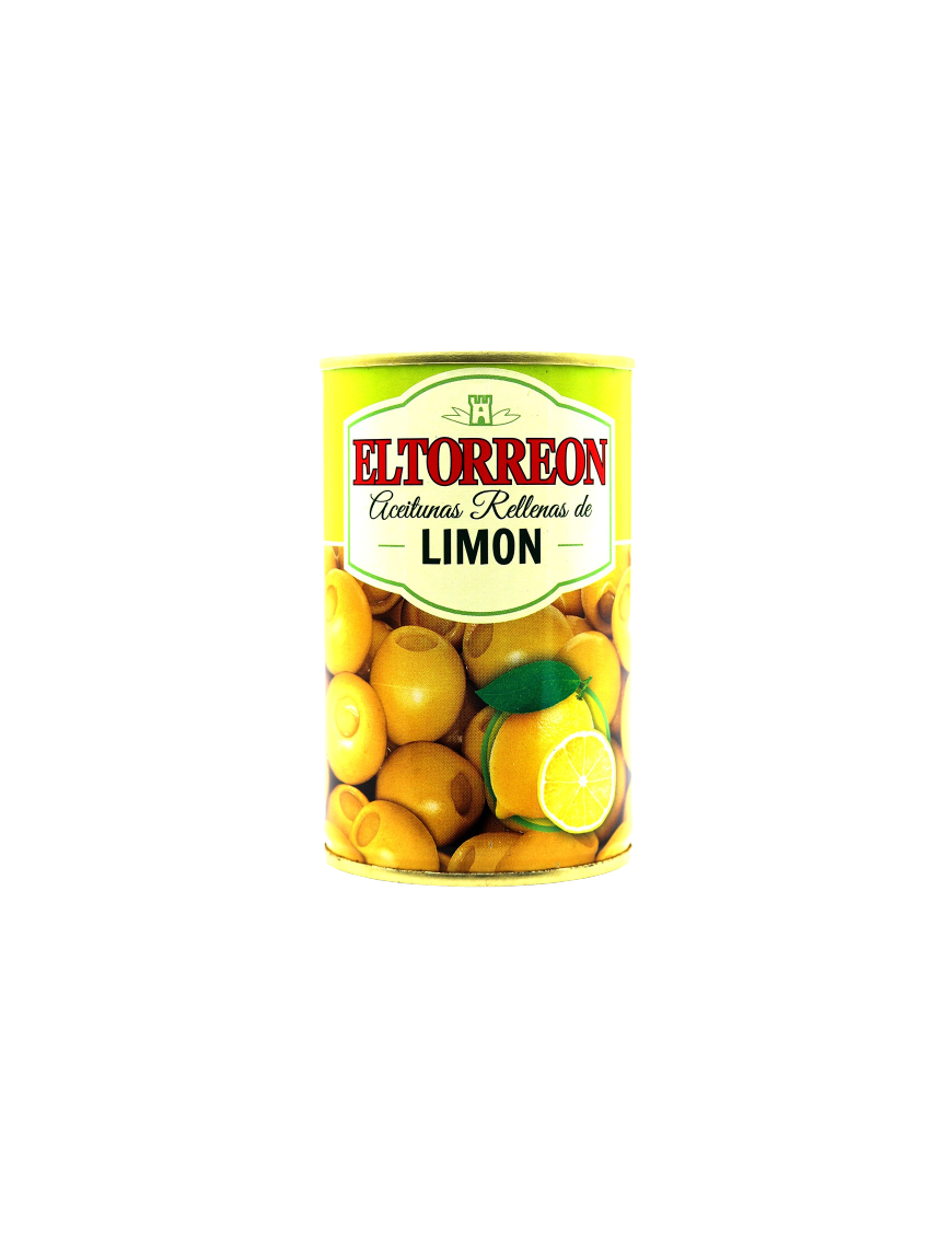 ACEITUNA EL TORREON RELLENA LIMON L/300 GR