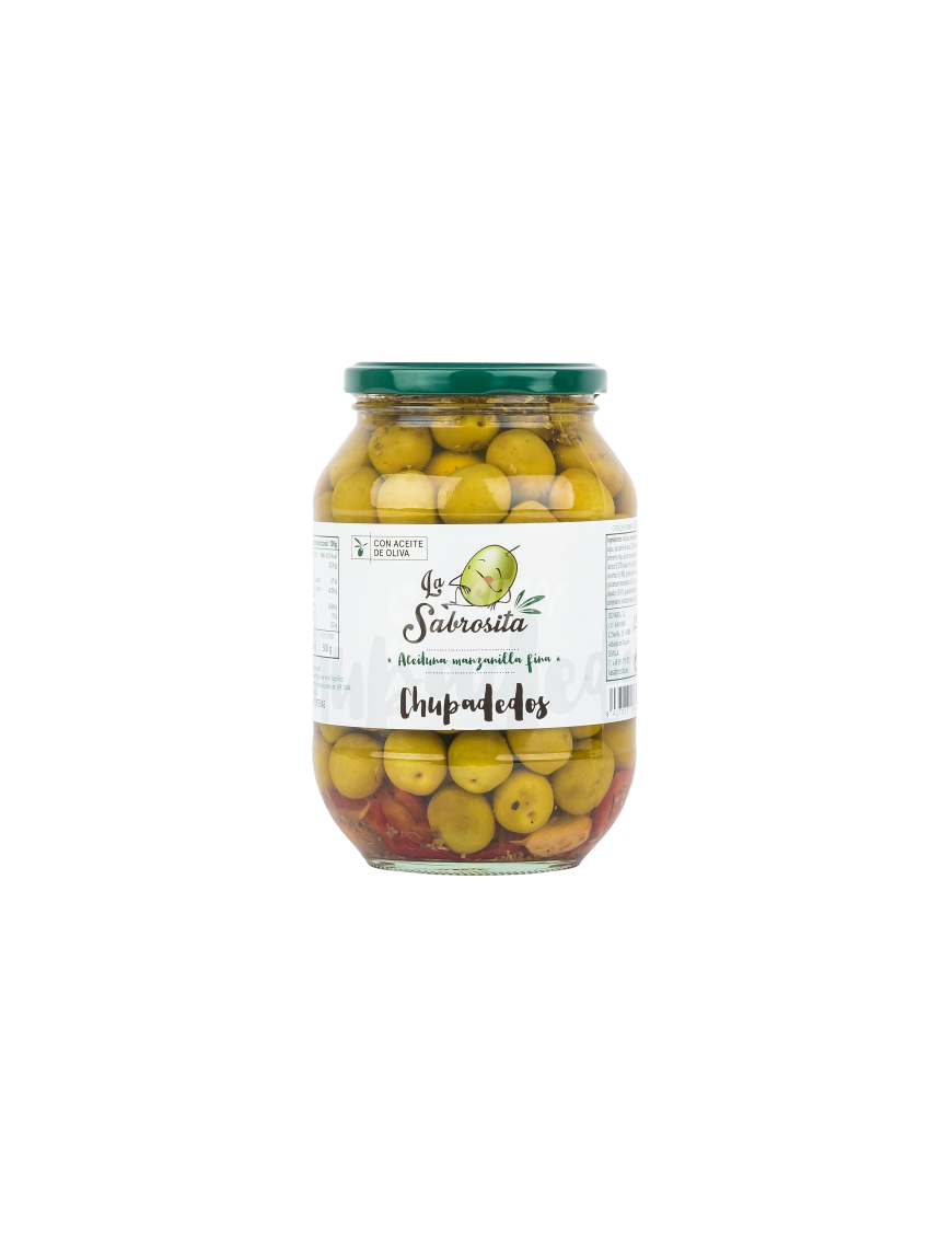 ACEITUNA LA SABROSITA CHUPADEDOS T/C 850 GR