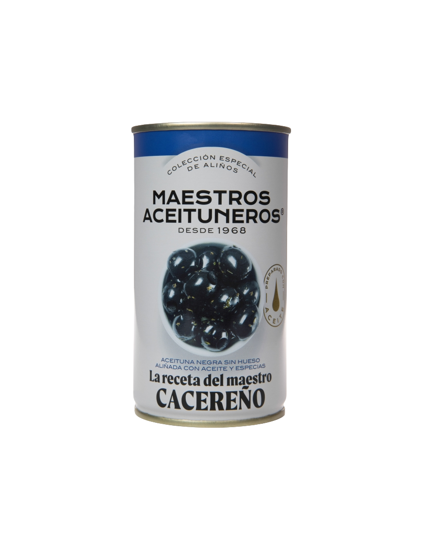 ACEITUNA M. ACEITUNEROS CACEREÑO NEGRA S/H L/370GR