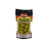 ACEITUNA SERPIS VERDE DESHUESADA BOLSA 65 GR