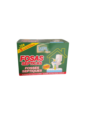 ACTIVADOR FOSAS SEPTICAS MPL C/20 SOBRES 20 GR